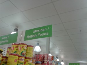 Mexican / British foods?