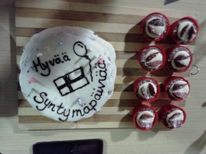 Birthday cake we made
