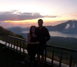 Us on Mt Batur