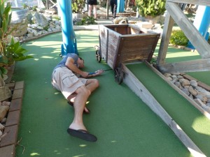 Mini golf fail