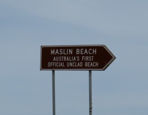 Naughty beach