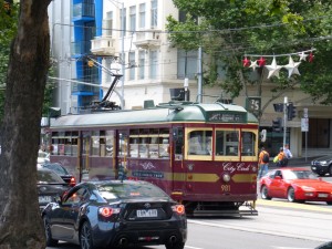 Old school tram