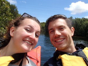 Kayaking selfie